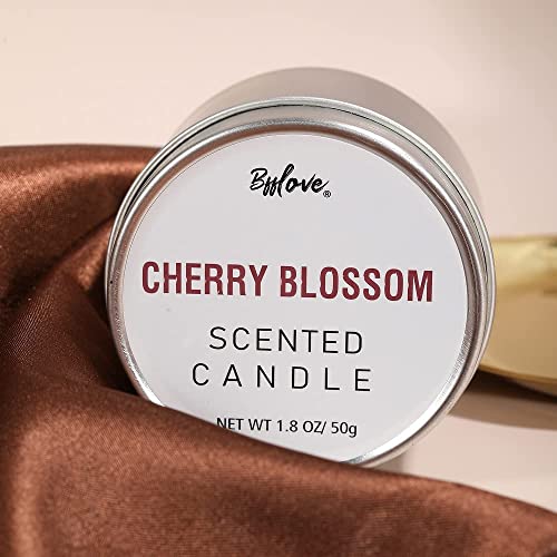 Coffret Cadeau Femme avec Fleur de Cerisier,5Pcs Coffrets Cadeaux Bain ,Sel de Bain, Crème pour Les Mains, Solide Sakura,Huile de Massage, Bougie Parfumée,Cadeau de Noël et d’Anniversaire - Image 5