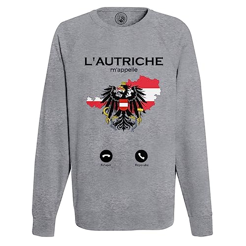 Sweat L'Autriche m'appelle pull souvenir pour passionné de culture