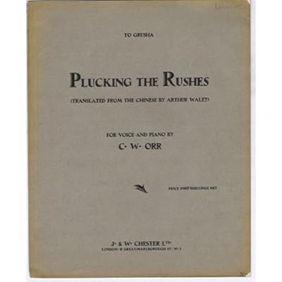 Plucking The Rushes, A Song For Voice And Piano