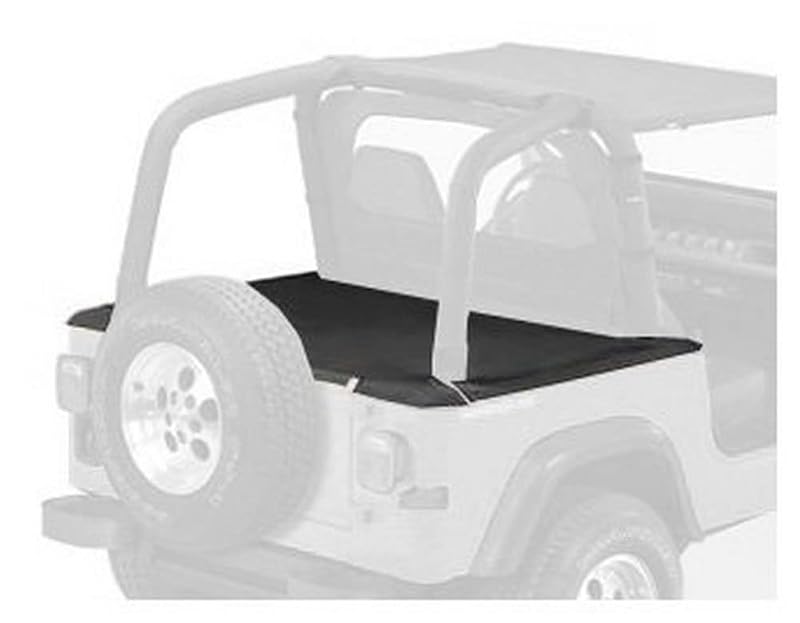 Capa para Tampão Traseiro Bestop Black Denim 9001015 para Jeep Wrangler YJ 1992–1995