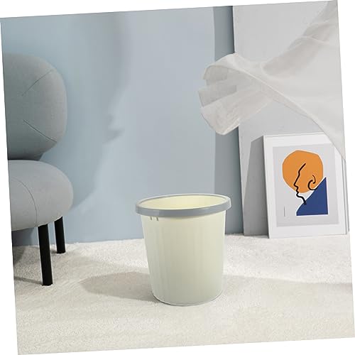 Caneca de basura rectangular beige Happyyami miniatura 4