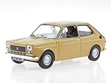 fiat 127 rot Material: Druckguss Fiat 127 braun Modellauto in Vitrine 1:43