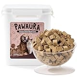 Pawaura Freeze-Dried Beef Liver Treats for Dogs & Cats, (1.1lb) Value Tub, Single Ingredient, High-Protein, Grain-Free Natural Treat, Perfect for Training Rewards or Meal Topper