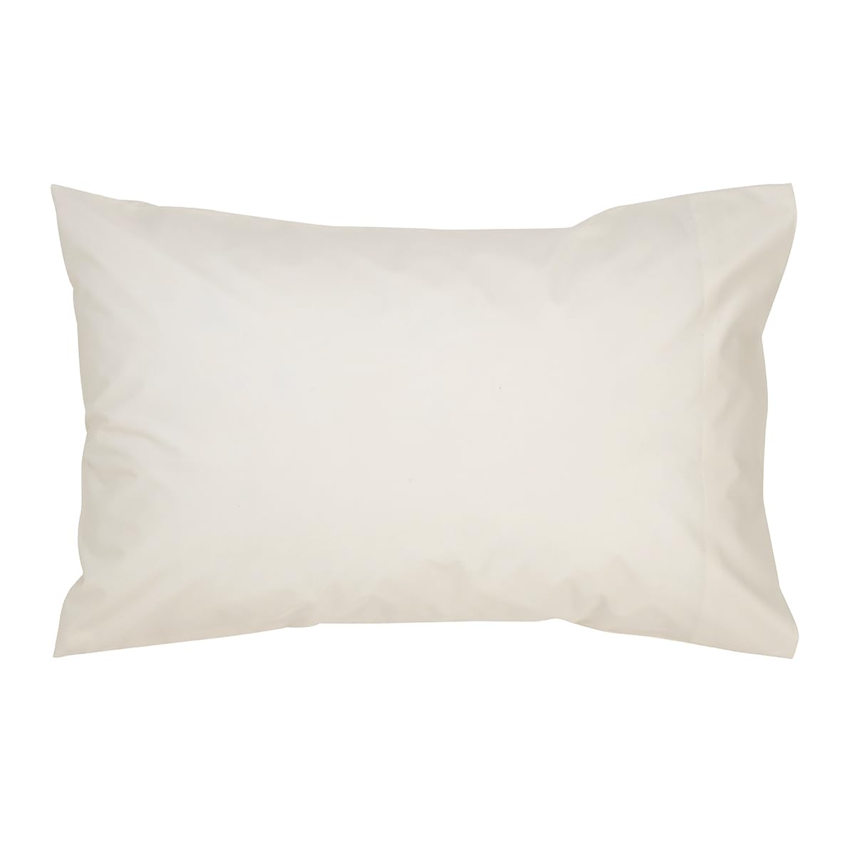 Christy Luxury Cotton Sateen Plain Dye Pillowcases Pair - Cream - 400TC