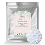 Starwest Botanicals Vanilla Extract Powder Organic for Baking & Cooking - Made from Organic Vanilla Beans, Flavoring for Coffee, Tea, Desserts, Yogurt, Smoothies, & More, Non-GMO - Bulk 1 lb Bag