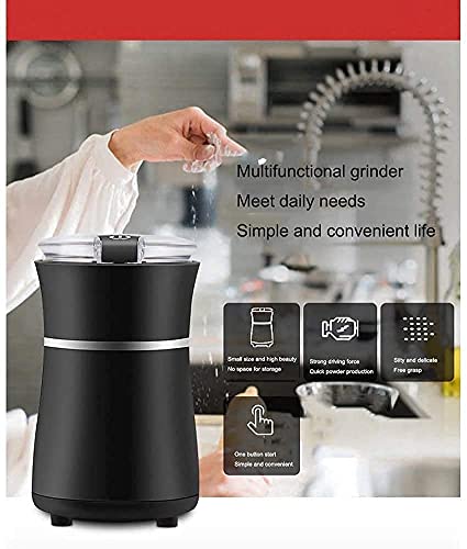 ywewsq Trituradora de Granos Máquina de molienda eléctrica de 150 W, trituradora de Granos de Hierbas Molinillo de café… - Imagen 4