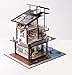 SXxingkong DIY. Miniatur-Puppen-Kit mit Möbel Handgemachter Puppenhaus-Miniatur-Kit Plus LED Lichter, 1: 24 Skalen-Dream Loft-Wohnung