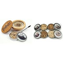 Foghat Cocktail Smoker with Bourbon Barrel Wood Shavings and Foghat Fuel Sampler Four Pack Bundle