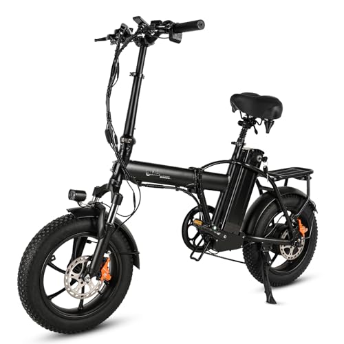 Skivogr 16' Klapprad E Bike Herren Damen Elektrofahrräder, 48V/18Ah Fat...