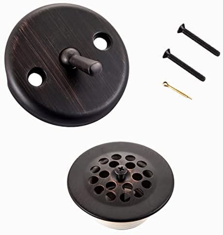 Champagne Bronze Trip Lever Tub Trim Kit Set with Trip Lever Overflow ...