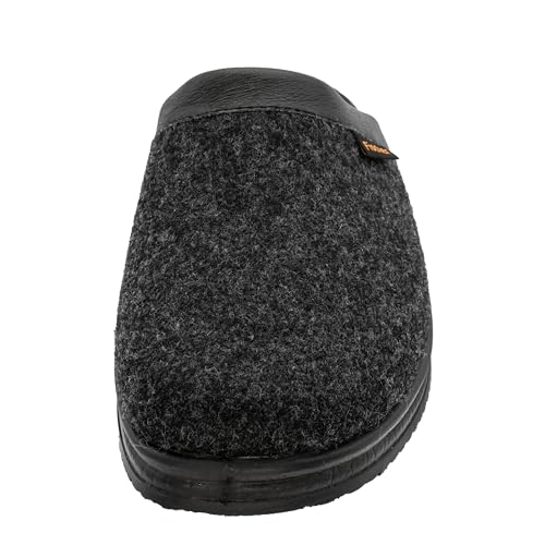 Fischer Herren Andy Pantoffeln, Schwarz (Anthrazit 205), 43 EU