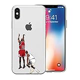  RY Funda para teléfono iPhone X/iPhone XS, TPU Delgado Claro a Prueba de Choques y Cubierta de la Funda contra Rayones [KEX1800036]