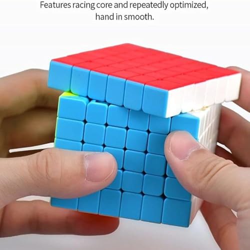 Image of QiYi QiFan S2 6x6 Speed Cube | Stickerless Bright Finish and Frosted Surface | Smooth Turning, High Stability and Budget Friendly 6x6x6 Professional Puzzle