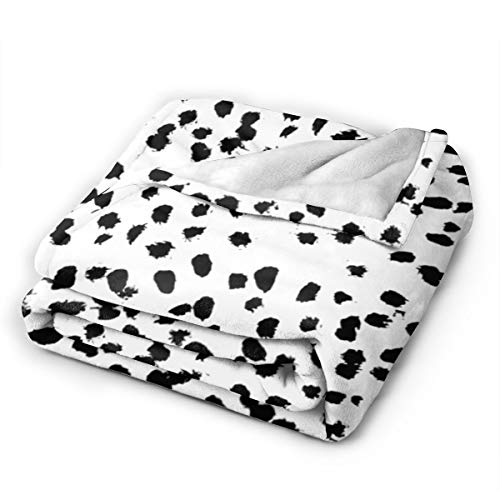 CURYSAMJUN Dalmatian Print Microfiber Throw Blanket #TOP17