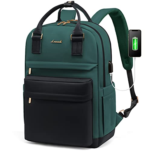 Image of LOVEVOOK Laptop Backpack for Women Girls, 15.6 Inch Waterproof Computer Backpack Student School Cute Bookbag Computer Bag