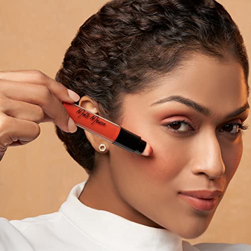 Image of RENEE Multi-mousse for Lips, Cheeks & Eyes, Cocoa Frosting 5gm | Matte Finish, Rich Color Payoff With Weightless & Velvety Smooth Texture | Non-drying, Highly Blendable Formula
