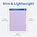 Find It File Folder Notepad - Pack of 72-9.5 x 12.5 Inch Notebook Organizer Folders for Filing, Document, and Clipboard Organization - Lavender