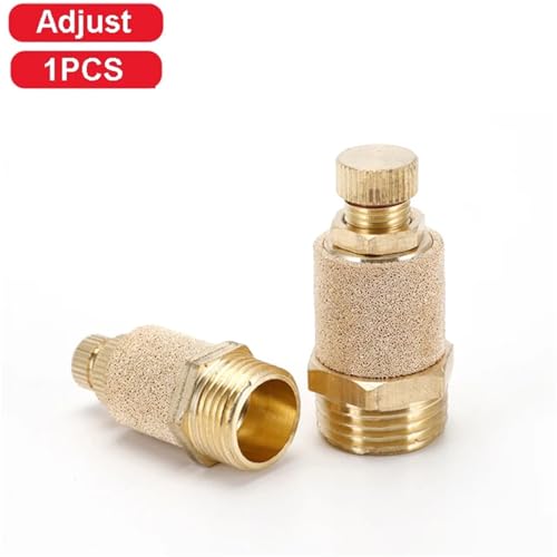 Silenciador neumático 1/8 con rosca larga SLL para control de escape 3