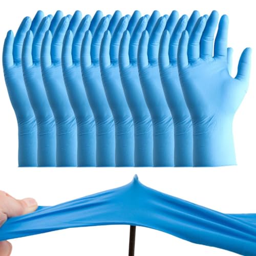 Guantes Para Lavar Platos - Manopla De Limpieza De Goma Resistente | Guantes Utilitarios Impermeables De Látex De Nitrilo, Manopla Para Lavado De Autos, Lavavajillas De Cocina, Mantenimiento De Cadena