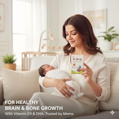 Image of Vitamin D3 & DHA Drops for Babies | 30 ml (PACK OF 1)