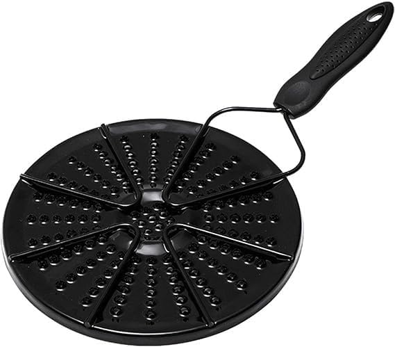 Dhyana Iron Heat Diffuser Plate for Gas Stove - Evenly Conduction Induction Cooktop Adapter, Flame Reducer Simmer Ring, Glass Cooktop Converter, Flame...