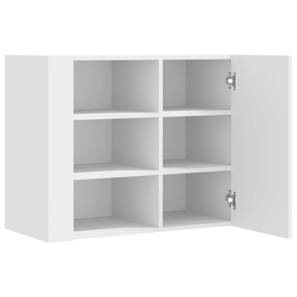vidaXL Armoire Murale Blanc 75x35x60 cm Bois d'ingénierie