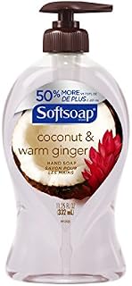 Softsoap Liquid Hand Soap Pump, Coconut and Warm Ginger, 11.25 Ounce