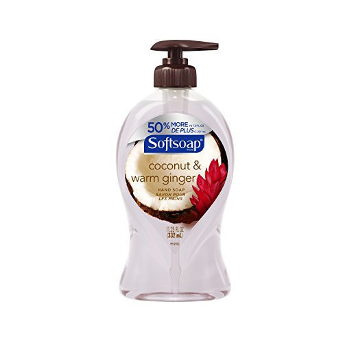 Softsoap Liquid Hand Soap Pump, Coconut and Warm Ginger, 11.25 Ounce