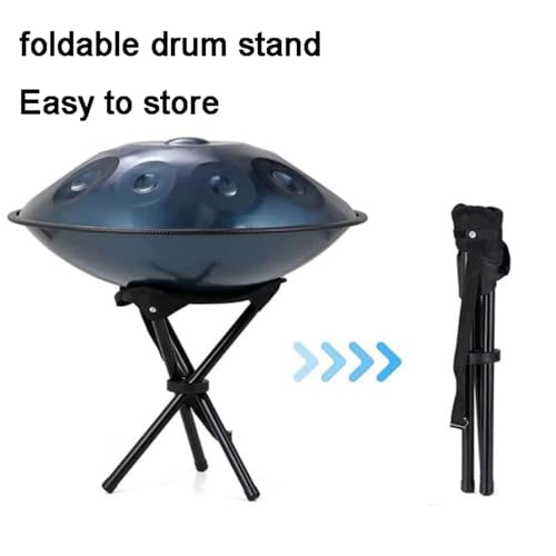 Instrumento Handpan de Acero TOCTUS 22 Pulgadas 12 Notas miniatura 7
