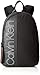 Produktbild Calvin Klein Jeans Herren Double Logo Round Backpack Rucksack, Schwarz (Black), 20x45x33 cm