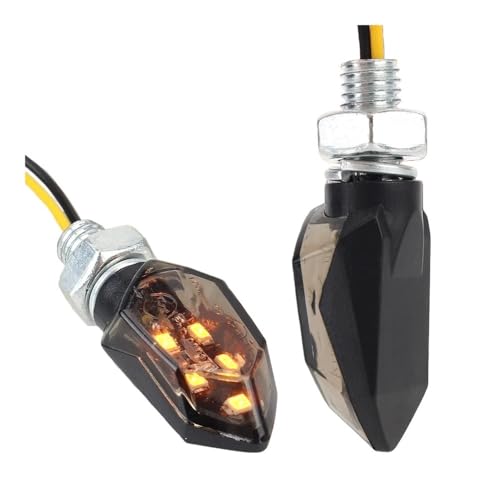 Clignotant universel LED pour moto 12V feu indicateur ambre lumineux étanche