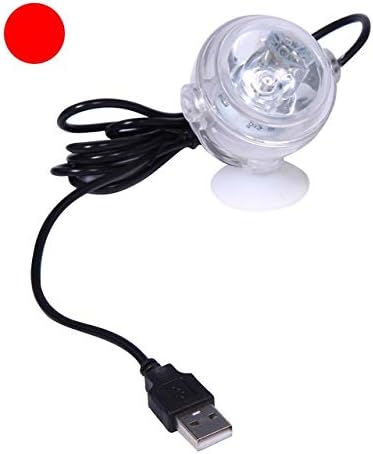 Amazon Co Jp Home 水槽ライト 5vカラフルアクアリウムled照明防水潜水ledアクアリウムライト水中ledライト電子水槽ランプ Color Red ペット用品