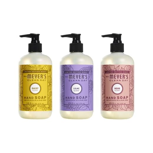 MRS. MEYER'S CLEAN DAY New Spring Scent Variety Pack (Lilac + Daisy + Rose)