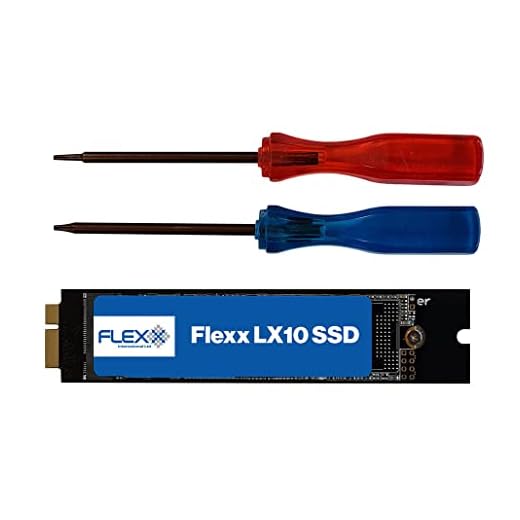 Flexx LX10 SSD 256GB kit de actualización compatible con MacBook Air 2010-2011