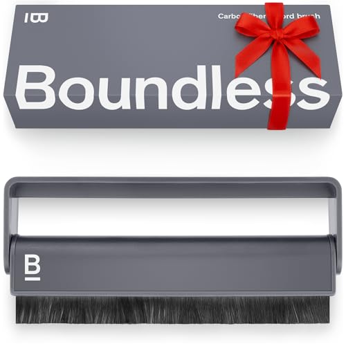Boundless Audio Record Cleaner Brush - Carbon Fiber Anti-Static Vinyl