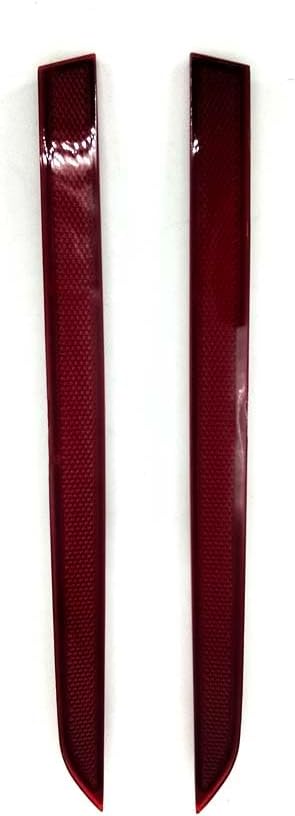 2Pcs Rear Bumper Reflector Light Red Lens For BMW 3 Series F30 F31 M Sport 12-17