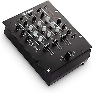 Numark M4  3-kanałowy mikser DJ-ski typu scratch do montażu w racku z 3-pasmowym EQ, wej. mikrofonowym i crossfaderem z przełącznikami Reverse/Slope