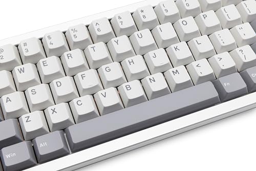 Image of KEEBMONKEY WOBKEY Zen 65 65% Quick Release Wireless Mechanical Keyboard with RGB, CNC Aluminum Case, Hot-Swappable, VIA Support, BT /2.4G /USB-C Gaming Keyboard for Mac /Windows (Ultra Silver)