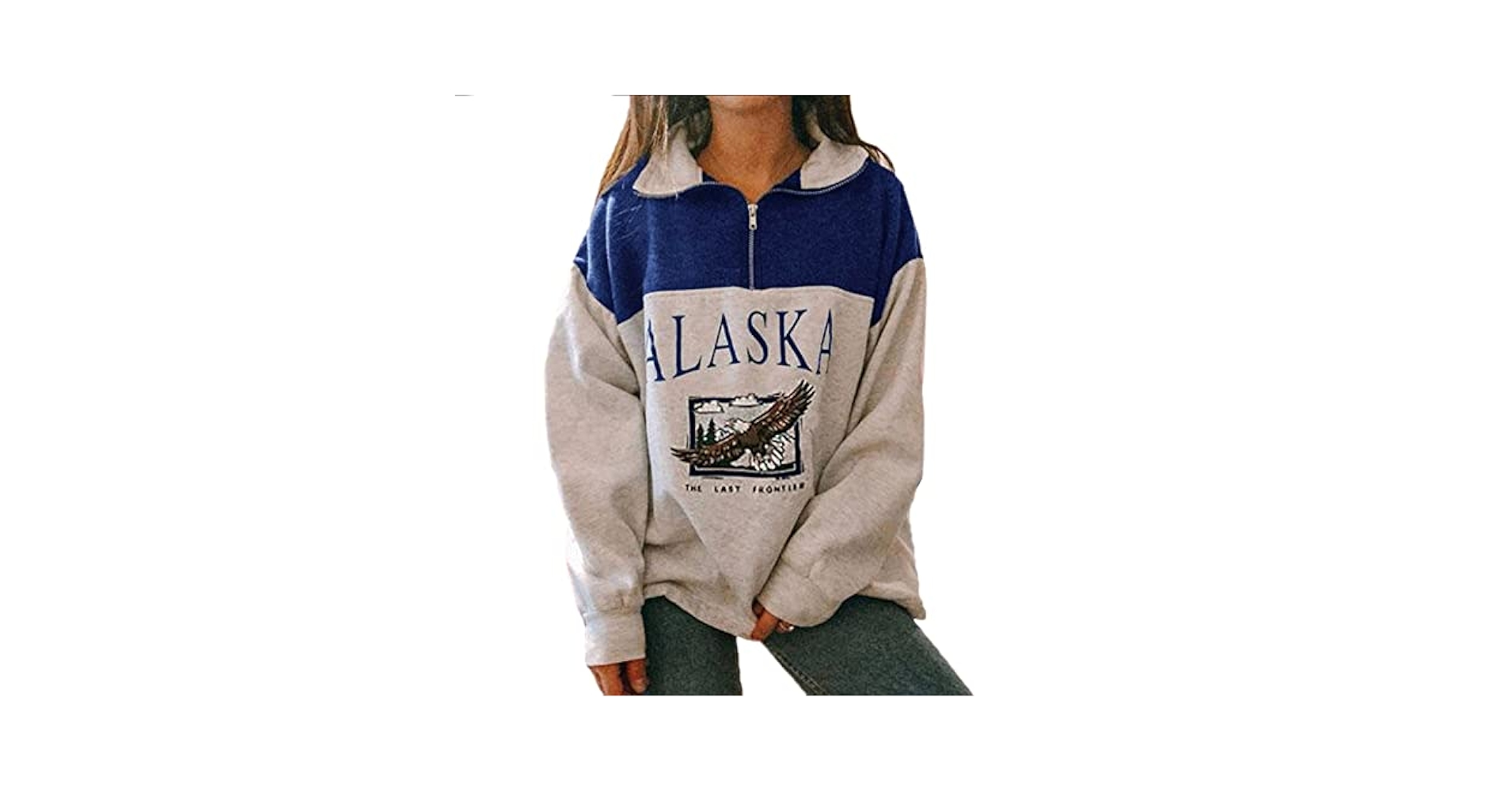Amazon.com: YANOOLH Women Novelty ALASKA Letter Print