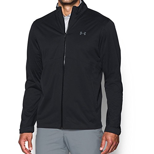 Under Armour Men's Storm Rain Jacket, Black, Small