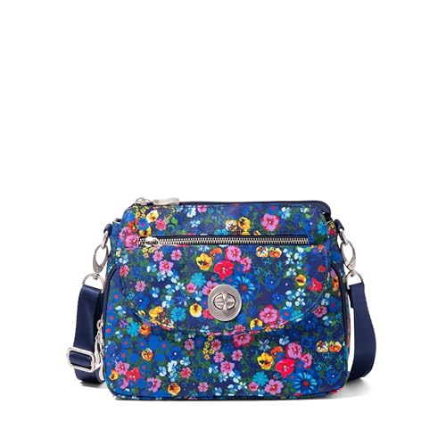 Baggallini Calais Crossbody Bags for Women 9.5'x7' Travel Handbag Purse w/RFID Front Wallet Lightweight Water-Resistant
