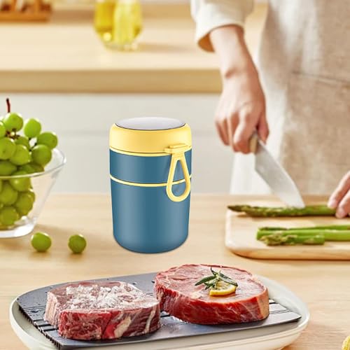 Lonchera con compartimentos de 2 niveles que evita que la comida se mezcle al viajar 5