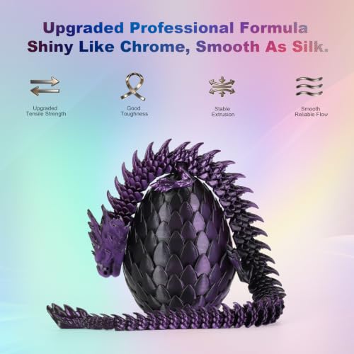 Image of iSANMATE Silk Purple Black PLA Filament 1.75mm 1kg for FDM 3D Printer | Compatible with Bambu Lab 3D Printers & AMS, Shiny Surface, Easy Printing for Beginner, Upgraded Toughness & Clog-Free