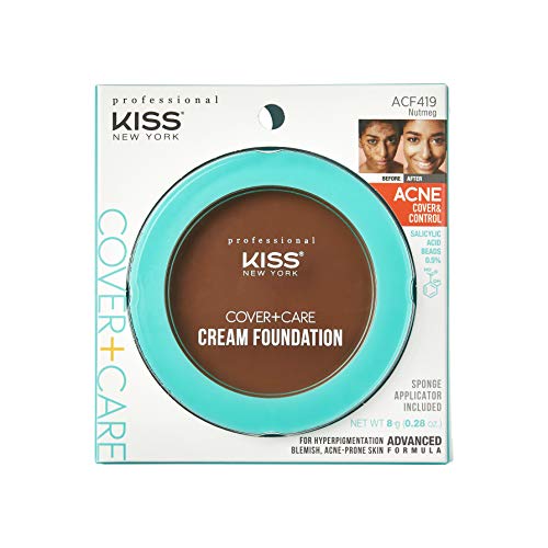 Kiss Cover+Care Acne Control Cream Foundation (Nutmeg) #TOP7