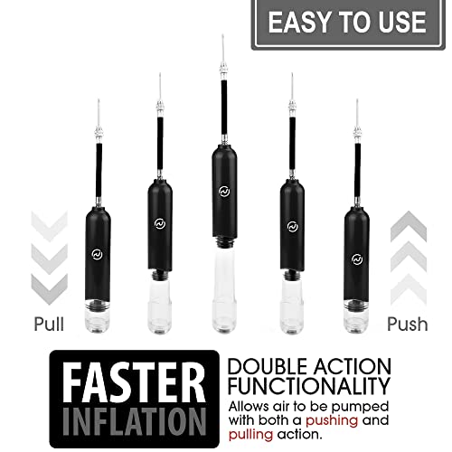 image for REVIVL Ball Pump for Sports Balls - 5 Needles - Basketball Pump, Socce