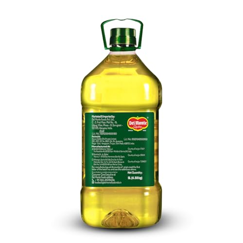 Image of Del Monte Light Olive Oil (Imported) | Extra Light in Flavour & Aroma | Ideal for Everyday Indian Cooking - Deep Frying, Curries, Roasting & Sauteing | High MUFA & Rich in Antioxidants | 5L PET Bottle