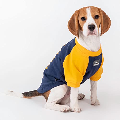 Image of Heads Up For Tails polyester HUFT Less Talkie More Walkie Pet Sweatshirt - Navy, dogs, 1 count