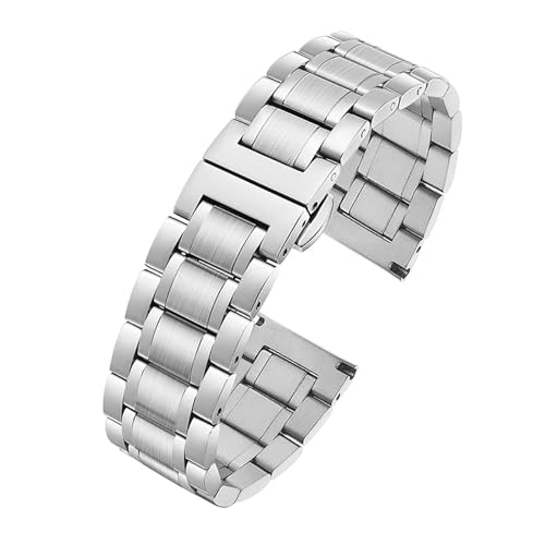 Bracelet de montre acier inoxydable incurvé universel 18mm 20mm 22mm 24mm