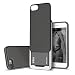 iPhone 7 Case (4.7") DesignSkin Slider Ver. 2 [S1] : New Upgraded Best Seller Card Slot Shock Absorption Shockproof 3-Layer Protective Cover Holder Wallet Case Heavy Duty Bumper (Titanium Black)