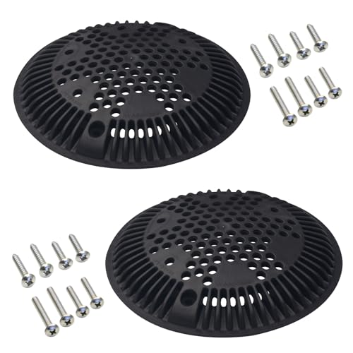 SZHY-LINK WGX1048E WGX1048EBLK Pool Drain Cover Pool Drain Port Cover Compatible with Hayward Suction and Dual Suction Outlet (2 Pack)